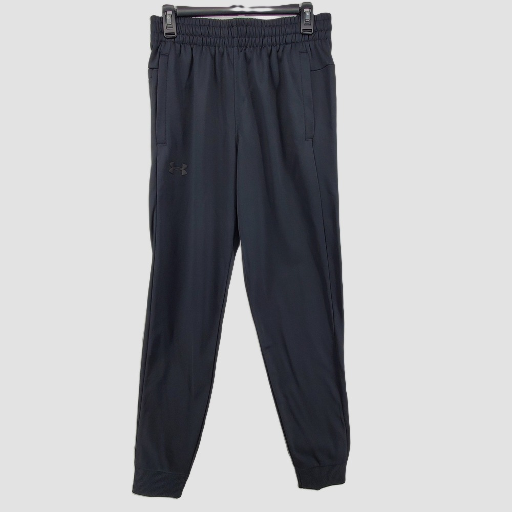 Under Armour Mens M Fleece Joggers Black Loose Fit Sweatpants Elastic Waist New